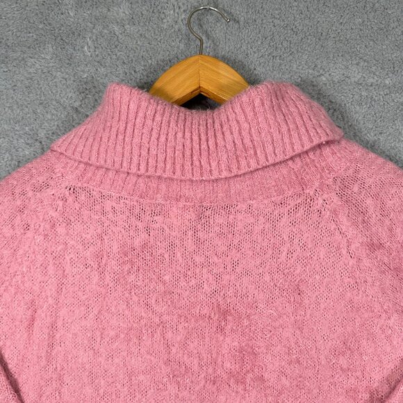 Joe Boxer Turtleneck Sweater Pink Plus Size Womens 2X - Picture 5 of 11